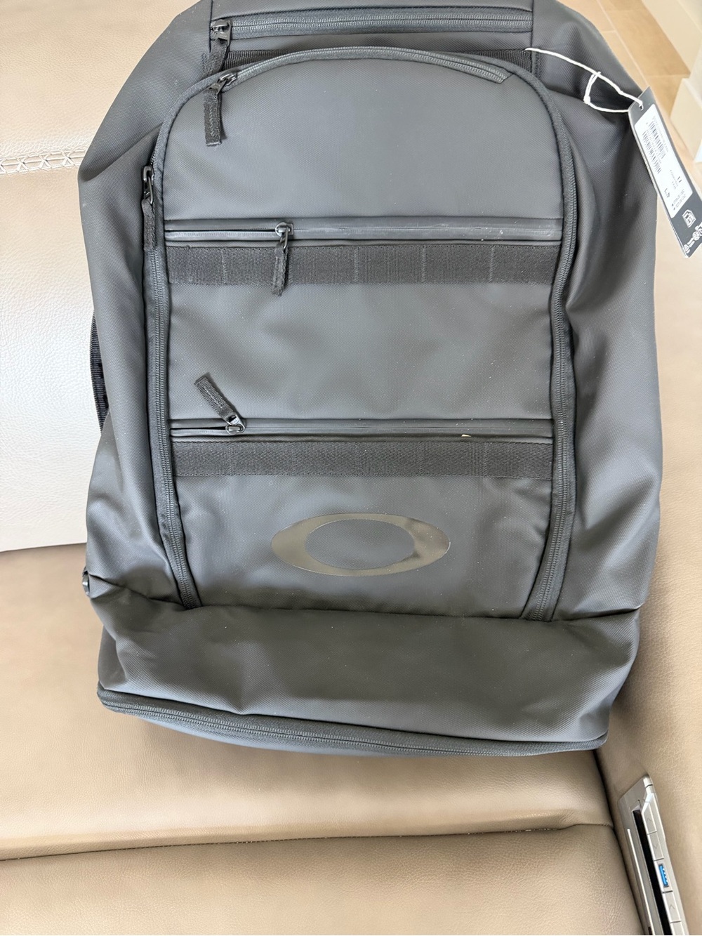 Oakley Rover Black Tactical-Style Backpack with Multiple Front Pockets